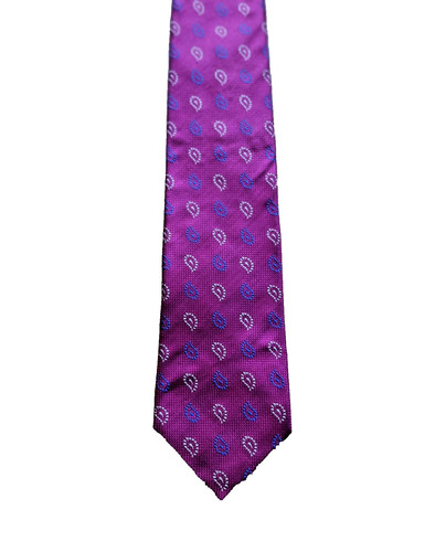 Men pink 100 silk tie - m&s,