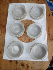 Poole Desert Bowls And Plates twin tone With Pebble Plates In Grey