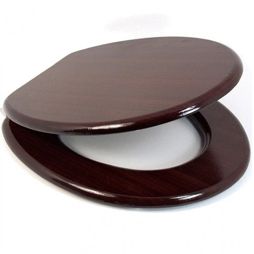 Inch toilet seat mahogany - inch,