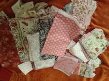 Large selection of fabric spares Craft  Making Patch Work Quilting  -Approx 4KG