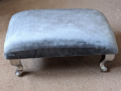 Plain pouffe velvet velour - plain,