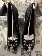 T.U.K. Day of The Dead Kitty Anti Pop Heel