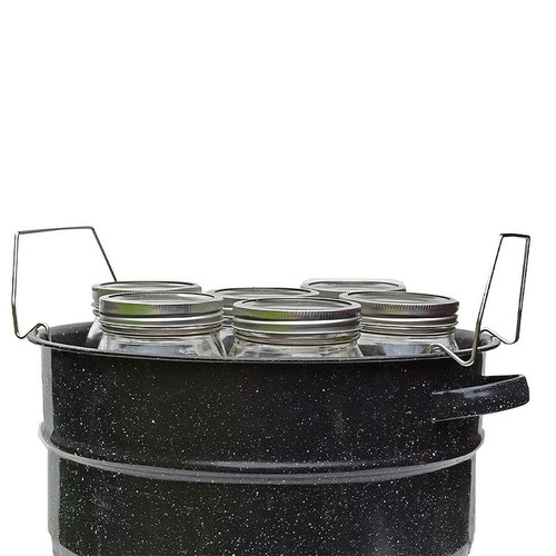 Hot water canner canning rack - water,