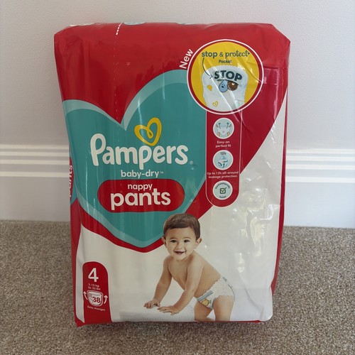 Sealed pampers baby dry nappy - sealed,