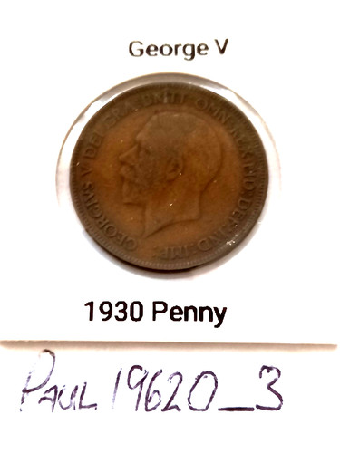 George 1930 penny - george, v