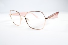 Viktor Rolf Eyeglasses VR 20 Womens Pink Full Rim Metal Eyewear Glasses Frames