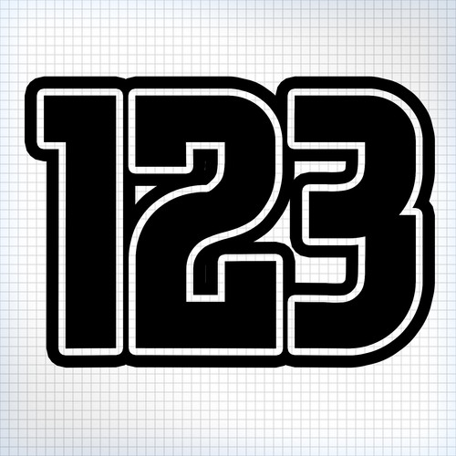 Custom race numbers - mx,