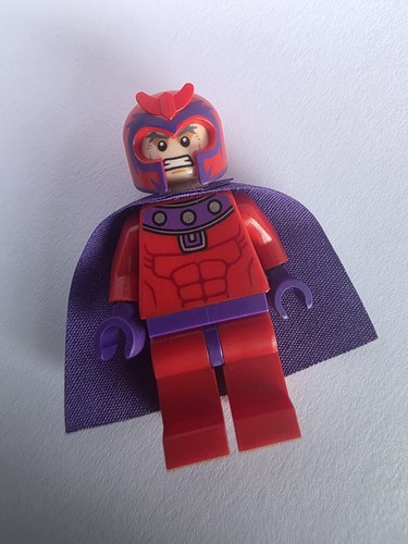 Men magneto lego minifigure - x-men,
