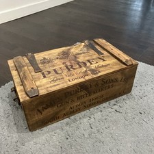 Purdey Gun Maker Wooden Crate