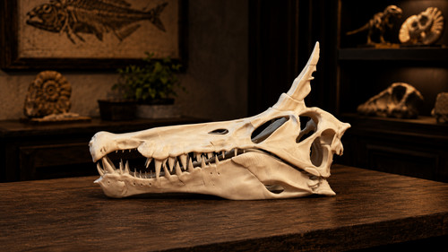 Spinosaurus skull replica - spinosaurus,