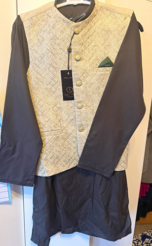 Boy grey kurta kurti - boy, kurta/kurti