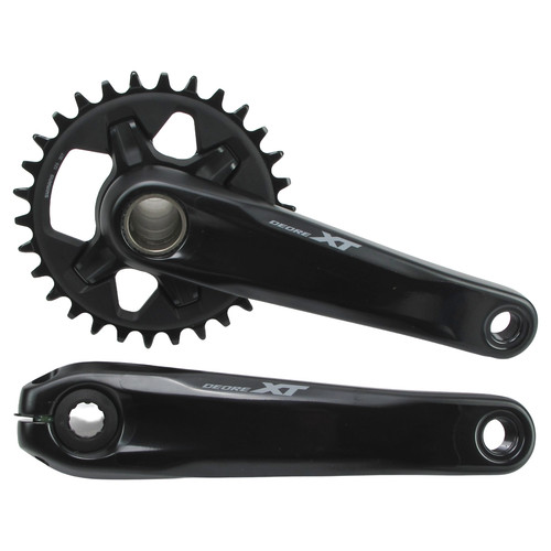 Shimano crankset 165mm 30t - shimano, xt