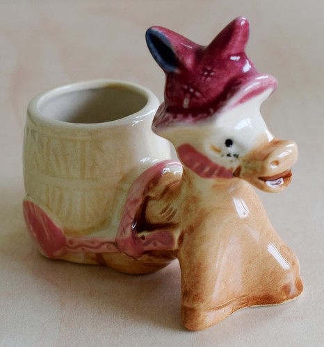 Donkey egg cup brown - -,