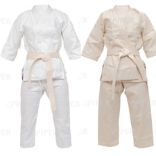 White judo suit student - white,