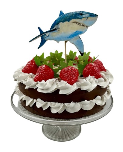 Shark cake topper - topper,