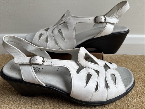 Hotter crystal leather sandals - hotter,