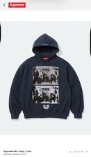 Supreme Wu Tang Hoodie FW25 Size Small Navy