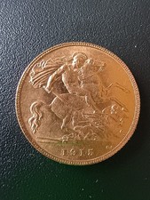 1915 george gold half - 1915,