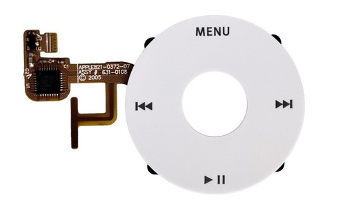 White click wheel - white, for