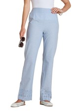 Ladies cotton trousers with - ladies,
