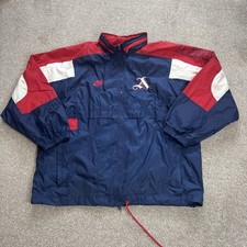 Vintage Arsenal football jacket 1994 1996 Nike Red Blue Adults XXL Training