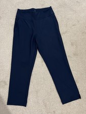 Adidas Navy Blue Women’s Elasticated Golf Trousers (UK M/14)