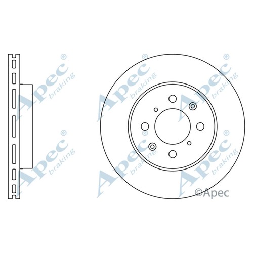 Brake discs vented - 2x, for