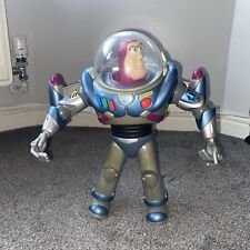 Rare Disney Pixar Toy Story Search & Rescue Buzz Lightyear Talking Grey & Blue