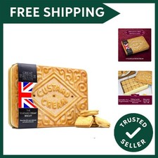 Giant Custard Cream Biscuits