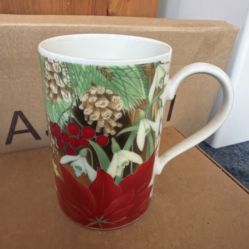 Winter florals mug dunoon - by,