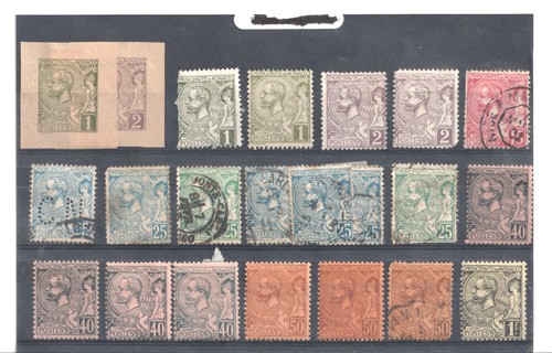 Early monaco stamps a - stamps, on