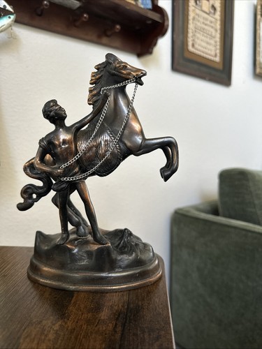Vintage marly horse statue - vintage,