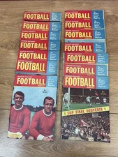 Bundle 14 Charles Buchanan's Football Monthly 1960’s Job Lot Collection Vintage