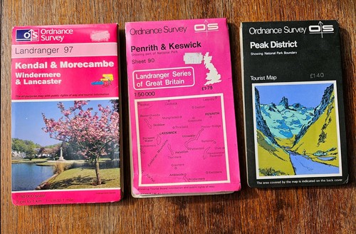 Vintage ordnance survey - x,
