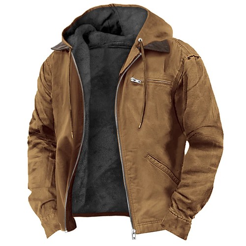 Winter hooded coat - winter, fashion