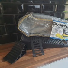 Chockmaster Wheel Ramps caravan motor home leveling chock slip plate