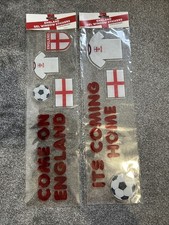 2 x England Gel Window