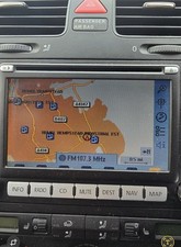VOLKSWAGEN golf MK5 Sat nav, with Navigation DVD and security code
