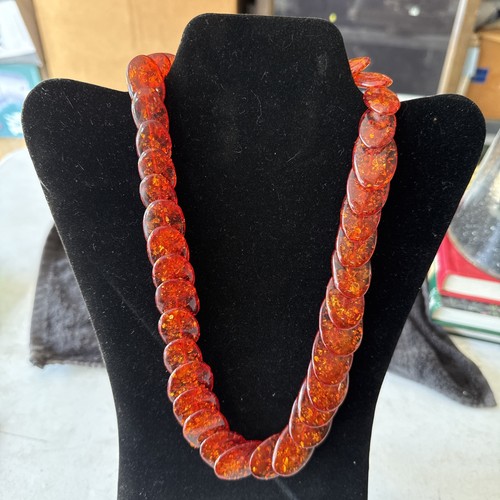 Vtg bakelite amber jumbo - vtg,