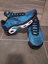 Nike TN Tuned Air Max Plus Premium Shoes in Blue and Black Mens  Size UK 9