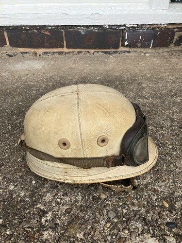 Vintage motorbike helmet - motorbike, &
