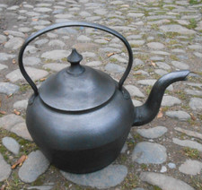 ANTIQUE CAST IRON  KETTLE