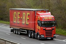 Truck Photo 12x8 - Scania S450 - Ge Be Transport - KX69 AKK 