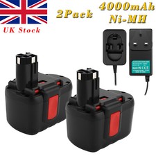 For Bosch GBH24VF GKS24V GKG24V GML24V BAT240 24V 4000mAH Ni-MH Battery/Charger 