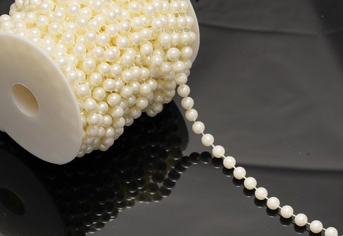 White ivory imitation pearl - ivory,