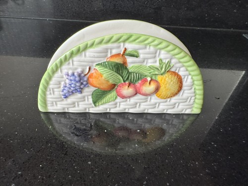 Vintage ceramic napkin - vintage, holder