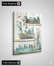 Bathroom Wall Art Canvas -