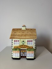 Vintage Cottage Biscuit Barrel