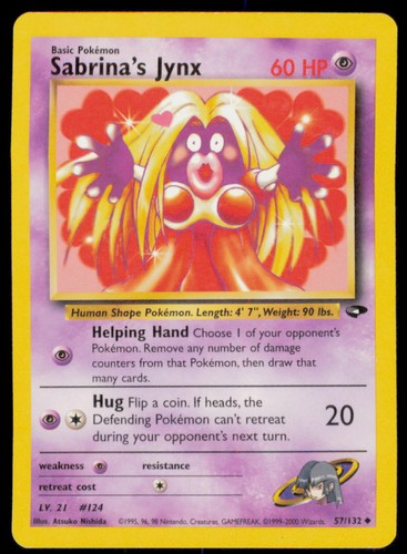 Sabrina jynx 132 uncommon - sabrina's, 57/132