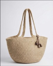 Braided Jute Fiber Beach Tote
